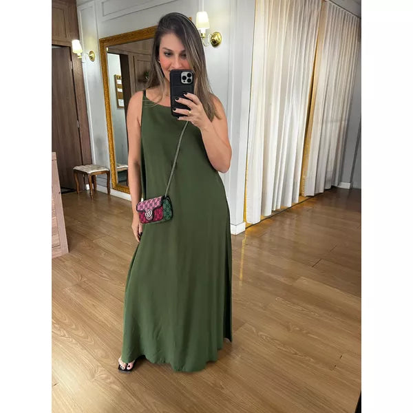 VESTIDO EM VISCOLINHO CIÇA