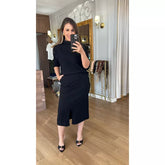 CONJUNTO EM MALHA MOLETINHO ALINE